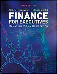 FINANCE FOR EXECUTIVES 6th ed